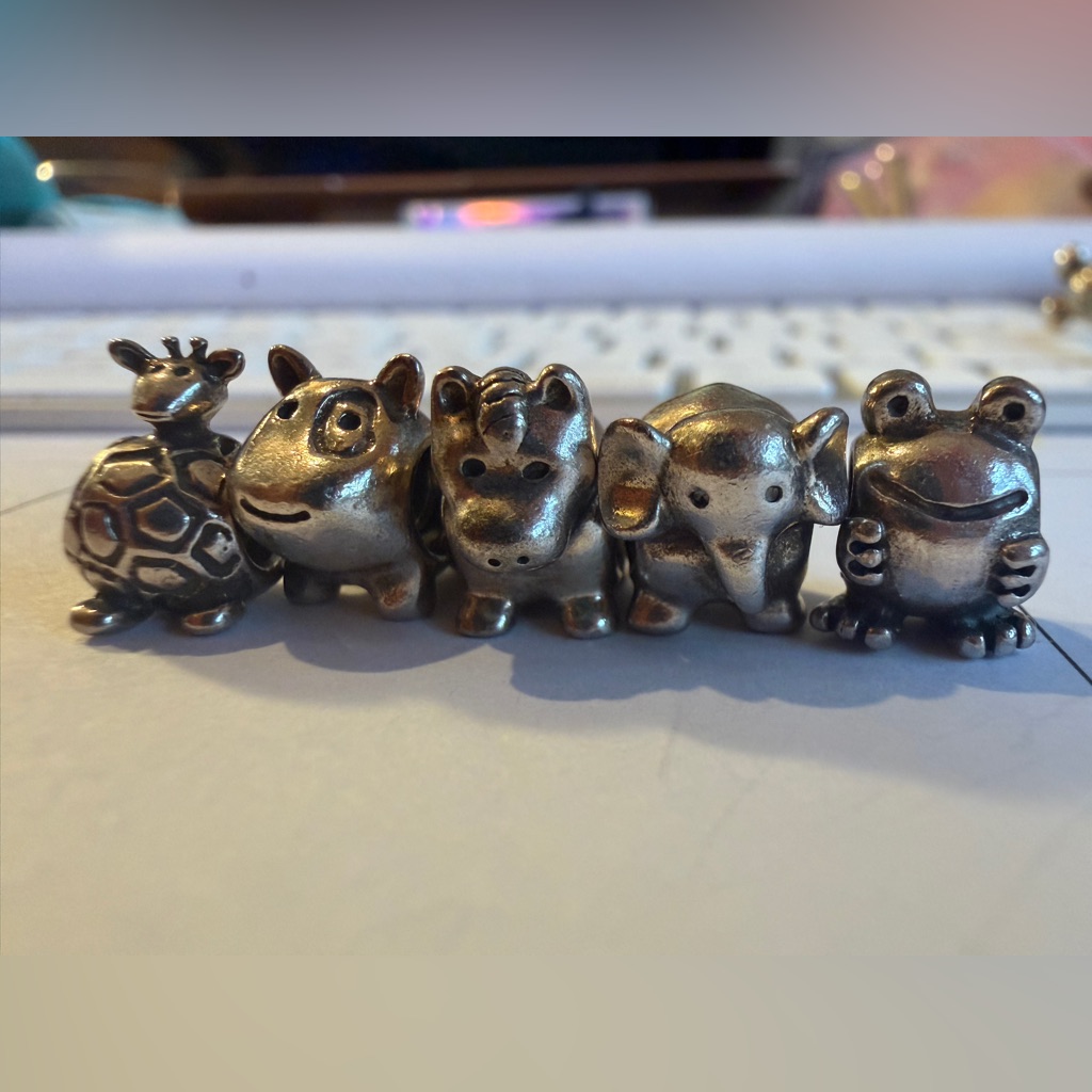 Pandora Silver Animal Charm Set For Your Own Bracelet